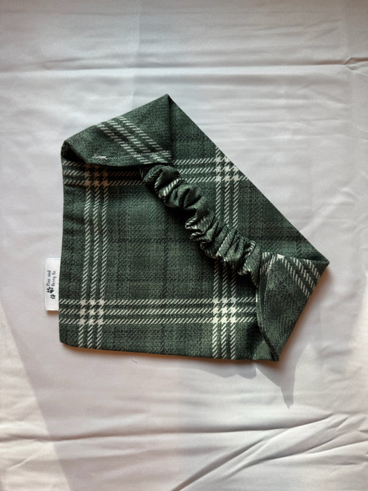 Green and White Plaid